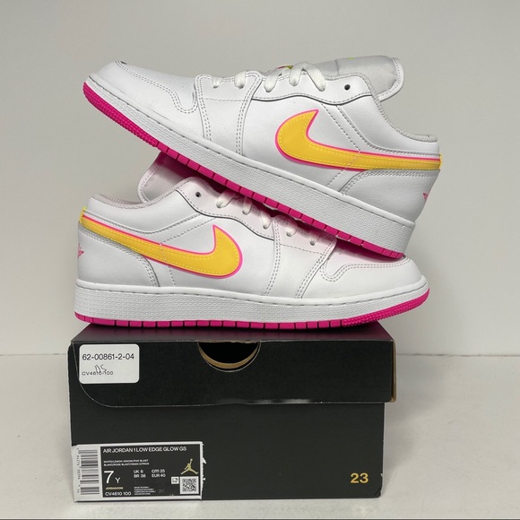 Jordan Shoes - Nike Air Jordan 1 Retro Low SE Neon NEW